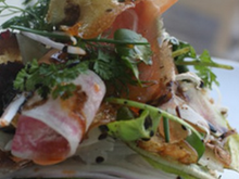 Tarte aux "Textures" Jambon de Bayonne et Ossau-Iraty