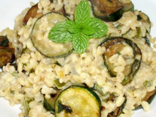 Blésotto aux courgettes maison
