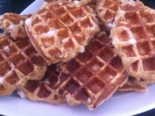 Mini-gaufres aux pommes