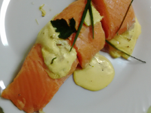 Saumon trop bon au beurre blanc à la vanille