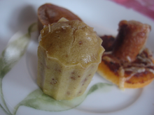 Minis cannelés au foie gras et aux noix