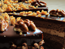 Gâteau aux noix et chocolat