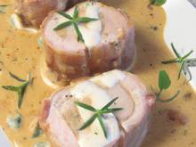 Filet mignon de porc au maroilles crème fraîche