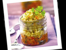 Parmentier de Méli-Mélo de céréales et légumes secs Tipiak chorizo et olives noires