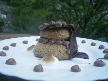 Religieuse choco-poivron