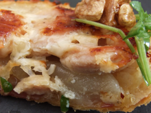 Tatin de boudin blanc au maroilles