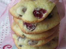 Cookies aux cranberries, raisins et noisettes