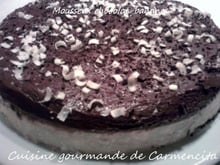 Mousseux au chocolat-bananes