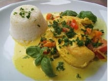 Ragoût de dinde au lait de coco