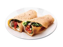 Wrap de poulet et salade