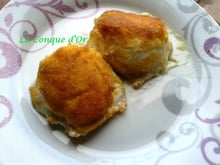 Chaud-froid de mozzarella frite