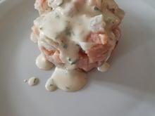 Tartare de thon et saumon