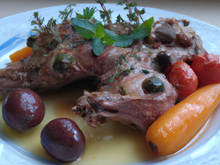 Le lapin à la niçoise