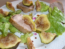 Salade de canard aux figues