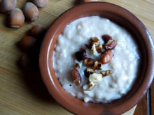 Riz au lait de noisette
