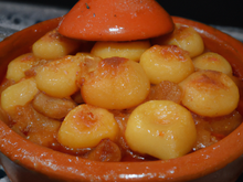 Tajine sucré aux rondelles de pommes
