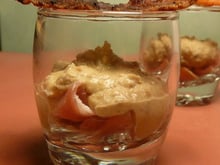 Verrines Lentilles-Jambon