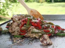 La plancha de bœuf au pesto