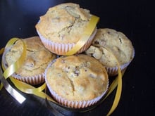 Moelleux aux girolles et à la noisette, cœur de foie gras