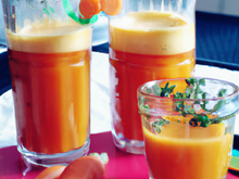 Jus de carotte et d'orange