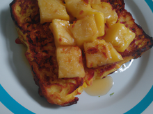 Pain perdu à l'ananas