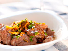 Sauté d'agneau à la gremolata