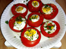 Délice de tomates aux œufs rapide