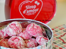 Amaretti à la rose et sirop d'amour
