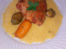 Chapon au couscous traditionnel