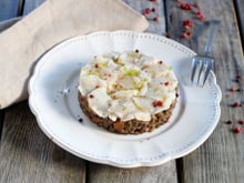 Carpaccio de Saint-Jacques aux lentilles vertes du Berry