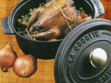 Pigeon aux échalotes confites