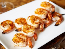 Brochettes de crevettes au piment d'Espelette