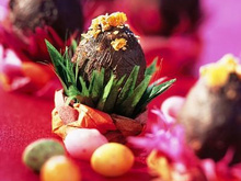 Petits œufs à la nougatine