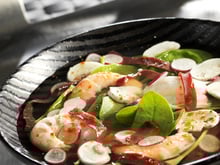 Langoustines en nage anisée