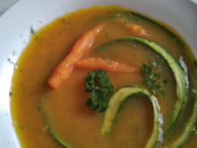 Soupe de courgettes et carottes