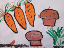 Muffins aux carottes et à la ciboulette