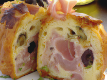 Cake au jambon olives et roquefort