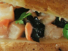 Parmentier aux Saint-jacques et escargots