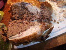 Poulet farci aux marrons