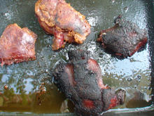 Museau de porc laqué au four