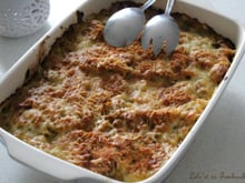 Gratinée de poireaux franc-comtoise