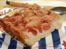 Clafoutis cerises, amandes et fèves tonka