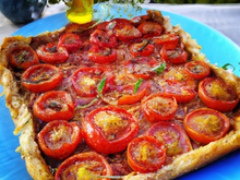 Tarte Provençale tomates moutarde