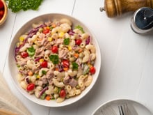 Salade de pâtes au thon et sa mayonnaise