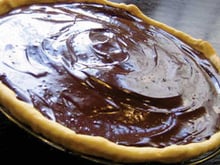 Tarte au chocolat nutella