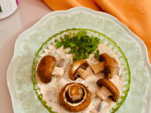 Champignons et thon à la crème