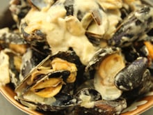 Moules au roquefort inratable