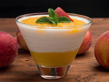 Panacotta aux pêches