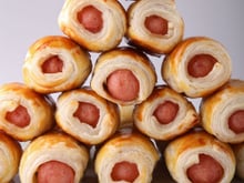 Feuilletés apéritifs aux knackis