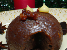 Bombe de Noël traditionnelle aux marrons